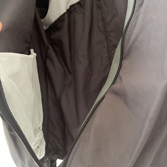 Saucony Windbreaker Running Jacket Black White S - Picture 4 of 5